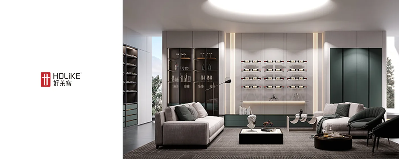 Holike logo and home interior image