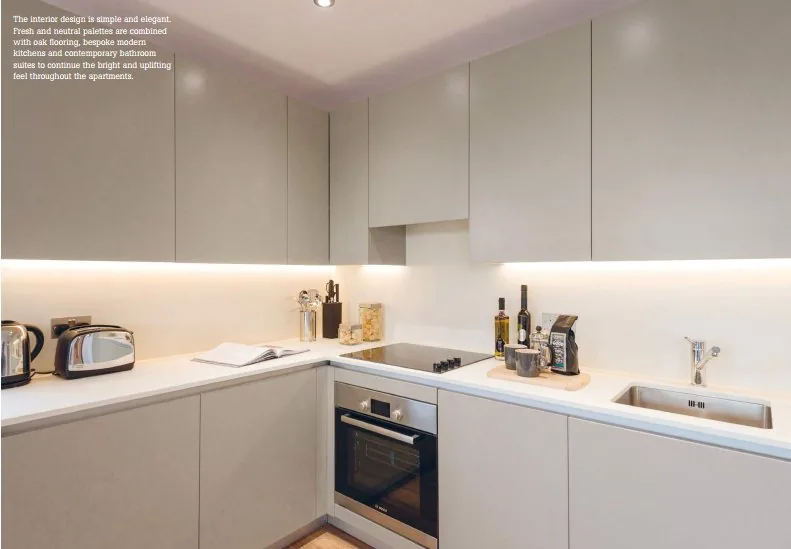 White lacquer kitchen cabinetry in a London residential conversion